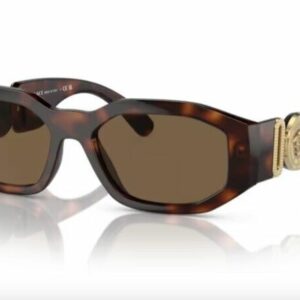 Versace 0VE4361 521773 - Havana / Dark brown Square Men's Sunglasses