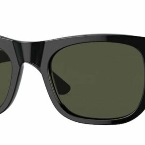 Persol 0PO3308S 95/31 Black/Green Square Unisex Sunglasses