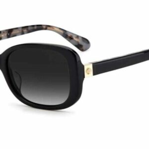 Kate Spade Dionna/S 0807/WJ Black/Gray Polarized Rectangular Women's Sunglasses