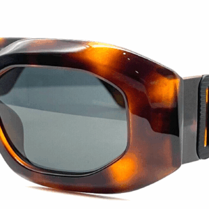 Versace VE4425U 521787 Havana-Black/Dark Gray Unisex Sunglasses