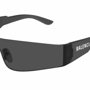 Balenciaga BB 0041S 001 Gray/Gray Unisex Metal Sunglasses