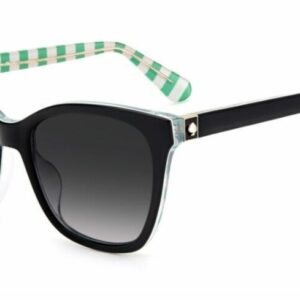 Kate Spade Desi/S 0807/9O Black/Grey Shaded Cat-Eye Women's Sunglasses