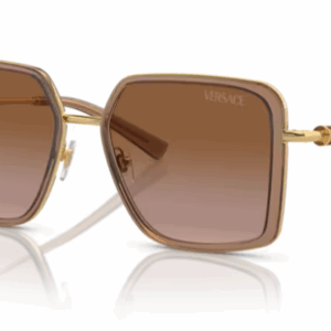 Versace VE2261 100213 Brown Rectangle Women's Sunglasses