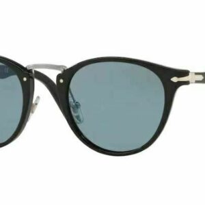 Persol 0PO3108S 95/56 Black/Light Blue Sunglasses