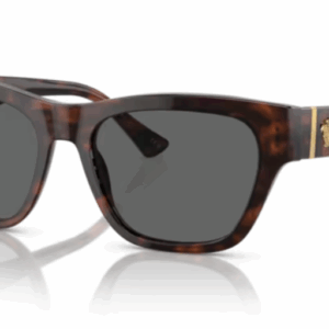 Versace 0VE4457 542987 Havana/Dark grey Square Men's Sunglasses