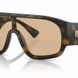 Versace VE4439 108/73 Havana /Light Brown Oversized Women's Sunglasses