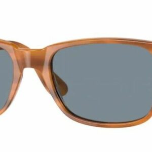 Persol 0PO 3288S 960/56 Striped Brown/Light Blue Men's Sunglasses