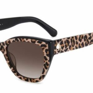 Kate Spade Yolanda/S 0FP3/HA Black-Leopard/Brown Gradient Women's Sunglasses