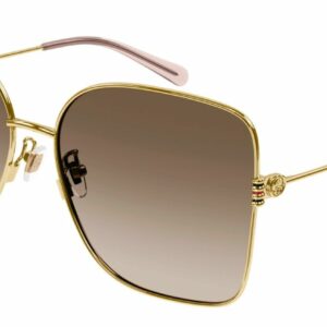 Gucci GG1282SA 003 Gold/Brown Gradient Oversized Women's Sunglasses