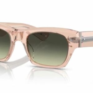Oliver Peoples 0OV5514SU Kasdan 1758BH Blush/Gradient G-15 Dark Green Sunglasses