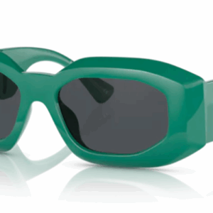 Versace 0VE4425U 536487 Green/ Dark Grey Oval Men's Sunglasses