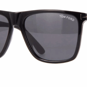 Tom Ford FT0832N 01A Black/Grey Mirrored Square Men's Sunglasses