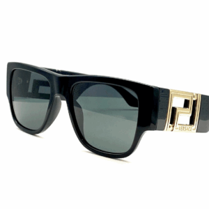 Versace VE4403 GB1/87 Black/Gray Full-Rim Square Unisex Sunglasses