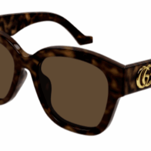 Gucci GG1550SK 002 Havana/Brown Striped Cat Eye Women's Sunglasses
