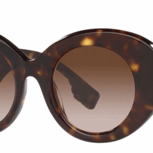 Burberry BE4370U 300213 Dark Havana/Brown Gradient Cat Eye Women's Sunglasses