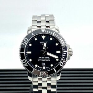 Tissot Seastar 1000 Powermatic80 Black Dial Men's Watch T1204071105100