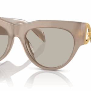 Versace VE4440U 5407/3 Opal Brown/ Light Brown Cat-Eye Women's Sunglasses