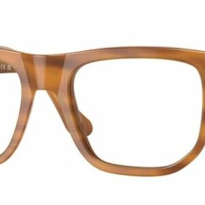 Persol 0PO3306S 960/GH Striped Brown/Transition Grey Unisex Sunglasses