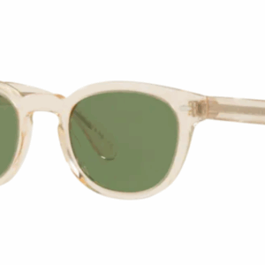 Oliver Peoples 0OV 5036S SHELDRAKE 158052 Buff Honey/Green Sunglasses