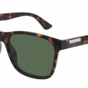 Gucci GG 0746S 003 Havana/Green Rectangle Men's Sunglasses