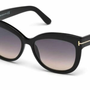 Tom Ford FT0524 Alistair 01B Shiny Black Sunglasses