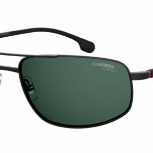 Carrera 8036/S 0003/QT Matte Black/Green Sunglasses