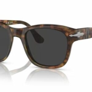Persol 0PO3313S 108/48 Caffe/Black Polarized Square Unisex Sunglasses