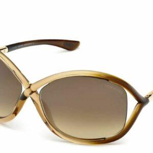 New Tom Ford FT 0009 Whitney 74F Brown Shaded Sunglasses