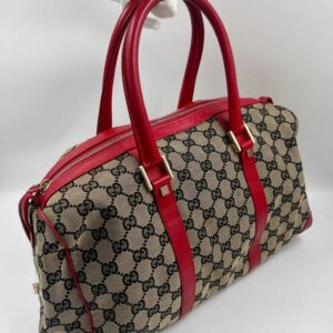 New Gucci Abbey Boston Bag in GG Canvas