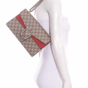 Gucci Dionysus Monogram and Red Suede Crossbody