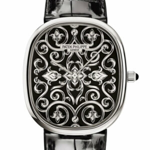 Patek Philippe Ellipse Black Enameled Dial Watch 5738/51G-001