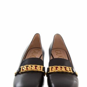 Gucci Black Sylvie Loafer Pumps SZ 41.5