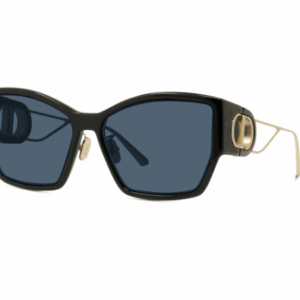 Christian Dior 30 MONTAIGNE S2U 12B0 Black/Blue Cat Eye Women's Sunglasses