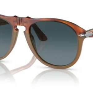 Persol 0PO0649 1025S3  Resina e sale/Blue Gradient Soft Square Men Sunglasses
