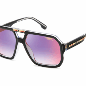 Carrera VICTORY C 01/S EI7 BLACKCRY/Blue Red Shaded Square Men's Sunglasses