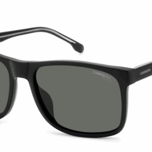 Carrera C FLEX 01/G/S 003 Matte Black/Grey Polarized Rectangle Men's Sunglasses