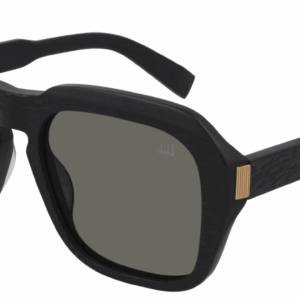 Dunhill DU0001S 009 Black/Grey Oversized Rectangular Men's Sunglasses