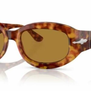 Persol 0PO3335S 106/53 Brown tortoise/Brown Oval 56mm Men's Sunglasses