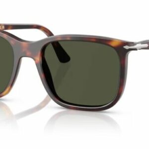Persol 0PO3357S 24/31 Havana/ Green Rectangle Shaped 53mm Unisex Sunglasses