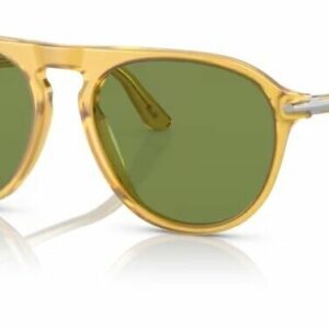 Persol 0PO3302S 204/4E Miele/Green Unisex Sunglasses