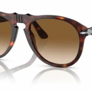 Persol 0PO0649 24/51 Havana /Brown Gradient Soft Square Men Sunglasses