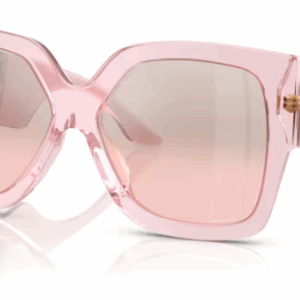 Versace VE4402 54727E Transparent Pink/Light Pink Gradient Women Sunglasses