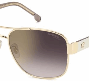 Carrera 3042/S VVP/YK Gold/Ivory/ Burgundy Shaded Mirrored Men's Sunglasses