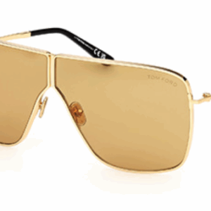 Tom Ford Huxley FT1159 30E Shiny Deep Gold/Yellow Men's Sunglasses