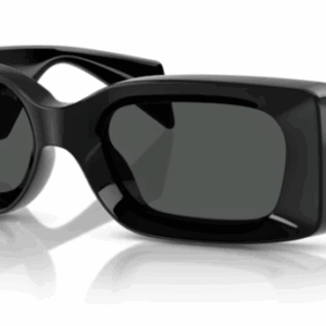 Versace 0VE4474U GB1/87 Black/Dark Grey Rectangular Men's Sunglasses