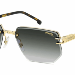 Carrera 1070/S 0NR Gold Brown Havana/Green Shaded Rectangular Men's Sunglasses
