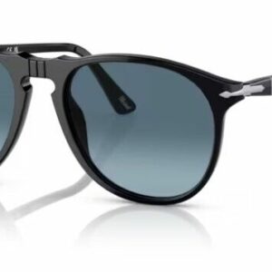 Persol 0PO9649S 95/Q8  Black/Azure gradient blue Oval Shaped Men's Sunglasses