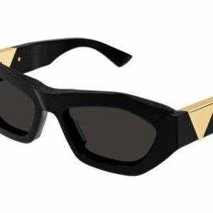 Bottega Veneta BV1221S 001 Black/Grey Butterfly Women's Sunglasses