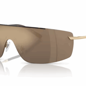 Oliver Peoples 0OV1344S R-5 50355A Tortoise-Gold/Desert Mirrored Sunglasses