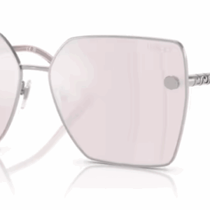 Versace 0VE2270D 10007V Silver/Pink Mirror White Square Women's Sunglasses